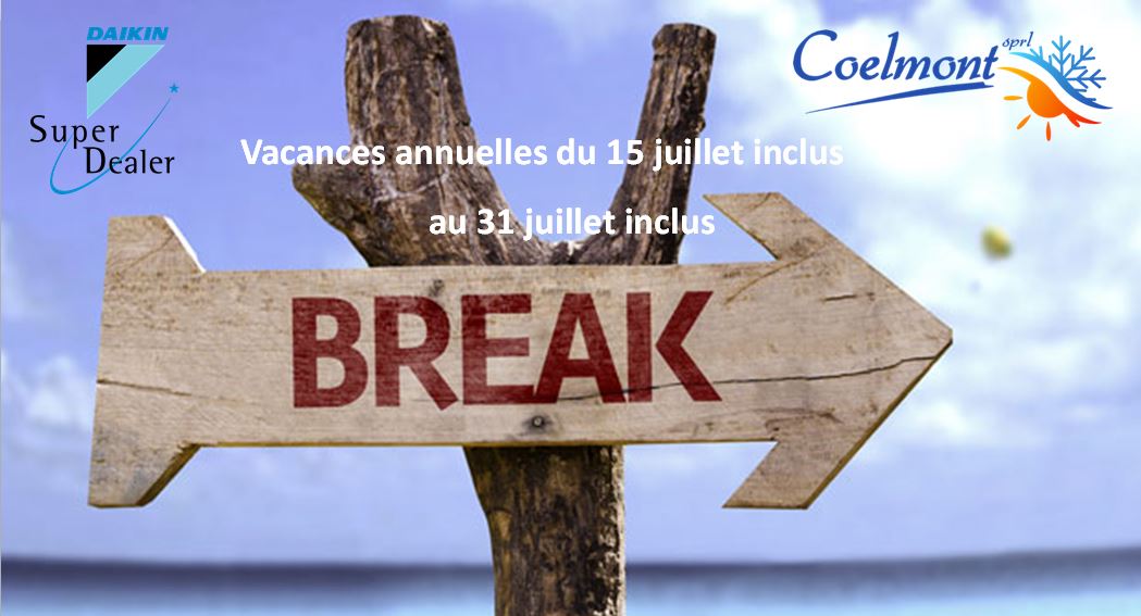 Vacances annuelles Coelmont SPRL